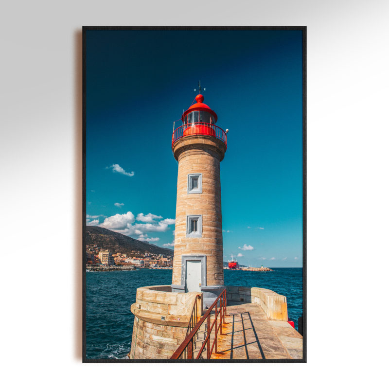 Le phare rouge de Bastia - Macula Design