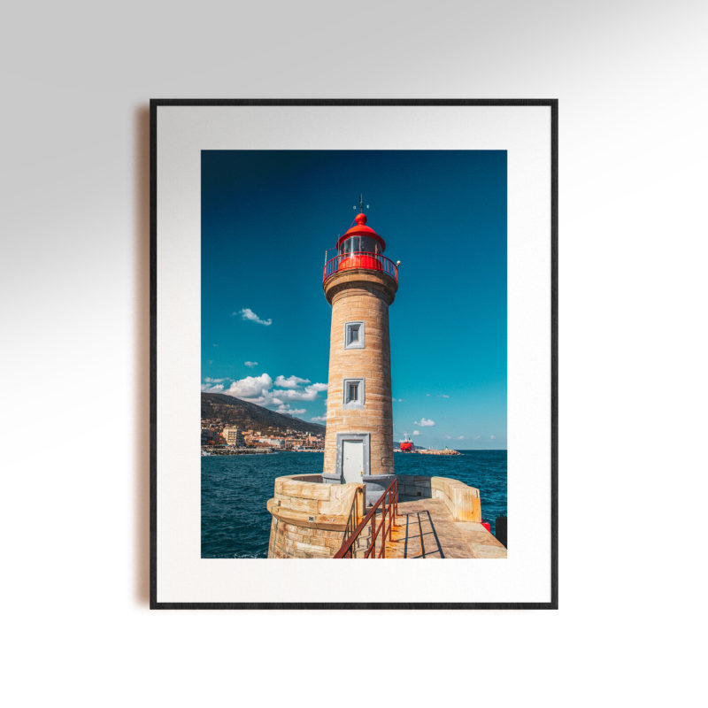 Le phare rouge de Bastia - Macula Design
