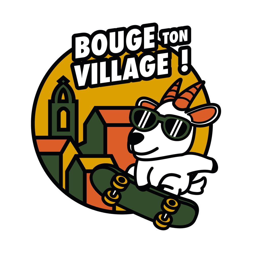 Logo Association Bouge ton village - Macula Design